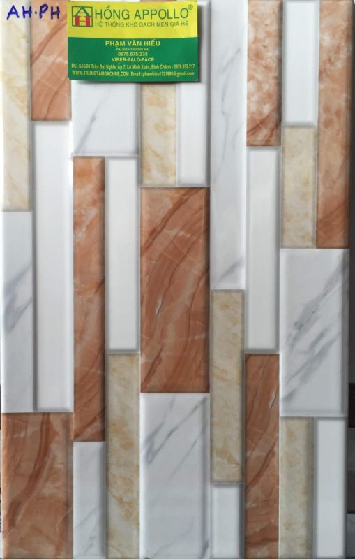 GẠCH ỐP TƯỜNG TRANG TRÍ  25X40 GIÁ RẺ 1566