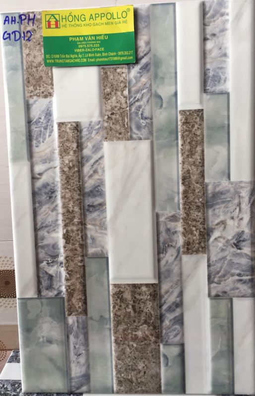 GẠCH ỐP TƯỜNG TRANG TRÍ  25X40 GIÁ RẺ 1568