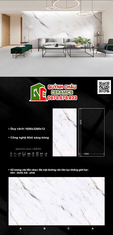 Đá nung kết 160x320cm cao cấp bóng kiếng