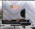 Gạch 120x240 vân đối xứng trang trí phòng khách