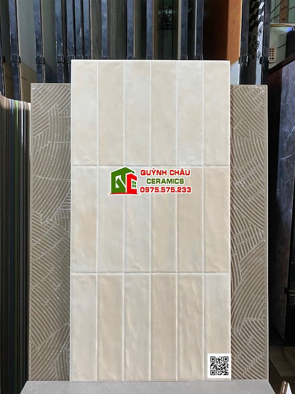 Gạch 40x80 kem lượn sóng hiệu ứng