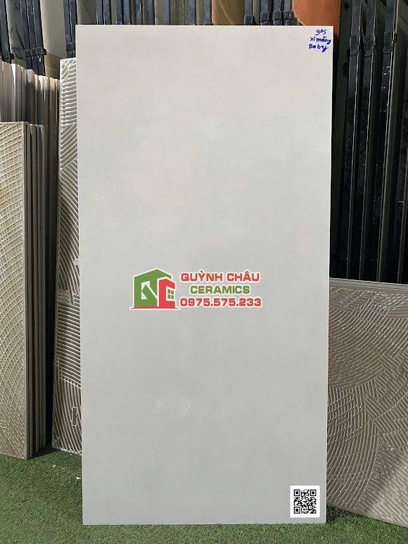 Gạch 60x120 mờ Baby Skin màu xi măng trung quốc