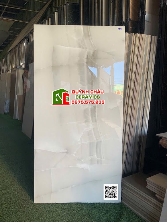 Gạch 60x120 xám trắng vân sọc bóng kiếng