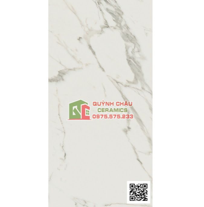 Gạch 75x150 Italia màu trắng bóng kiếng vân đá marble cao cấp