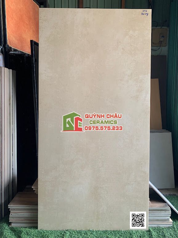 Gạch 80x160 mờ láng mịn baby skin màu da bò vàng