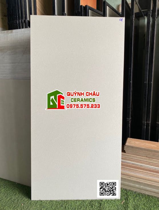 Gạch ấn độ 60x120 mờ trắng xám full body xương đá đồng chất