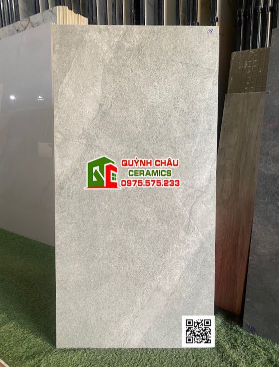 Gạch bề mặt mờ 60x120 tone gam màu xám vân tự nhiên