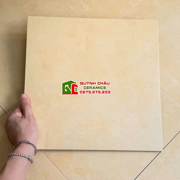 Gạch bông 30x30 giả cổ màu vàng đất