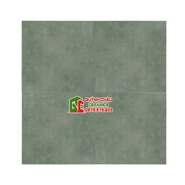 Gạch bông 30x30 giả cổ xanh mờ đơn sắc