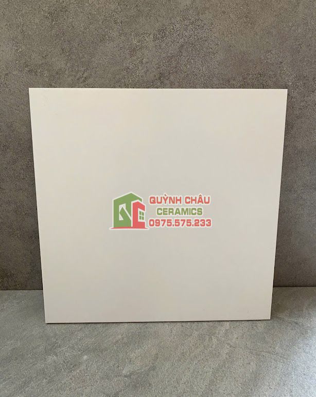 Gạch bông 30x30 trắng mờ men trơn