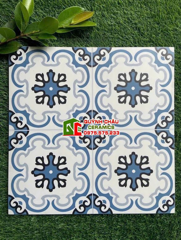 Gạch bông 40x40 granite: Tư vấn mẫu đẹp, lát nền khách, ngủ, cafe