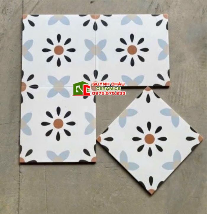 Gạch bông hoạ tiết nhiều màu 30x30 trung quốc