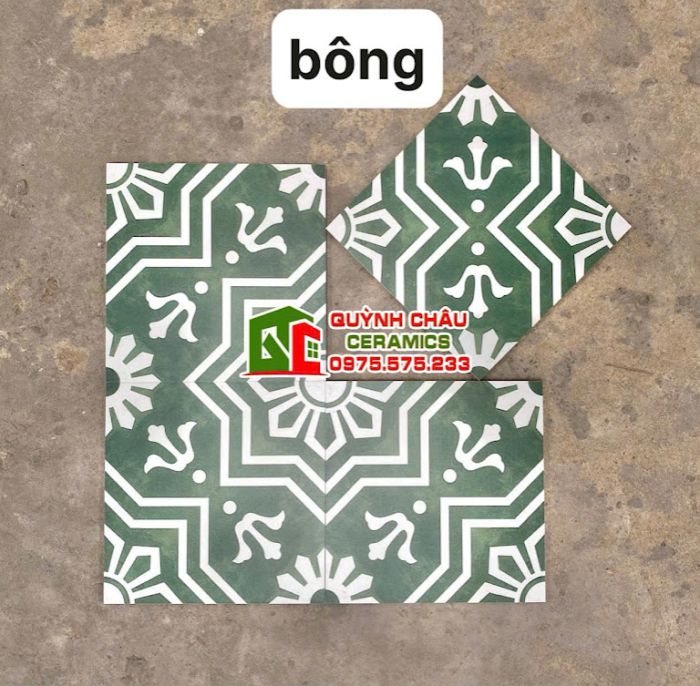 Gạch bông lát nền hoa văn trung quốc 30x30 cm