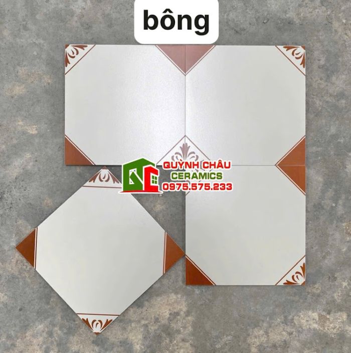Gạch bông lát nền phòng khách 30x30 cm