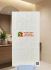 Gạch giả thẻ ốp tường 40x80 men lượn sóng màu trắng kem