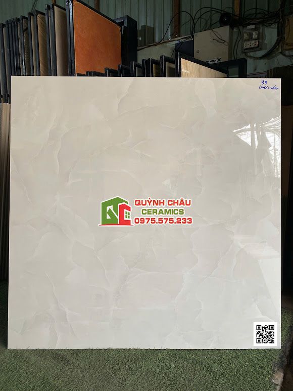 Gạch lát nền 120x120 onyx xám trắng bóng kính