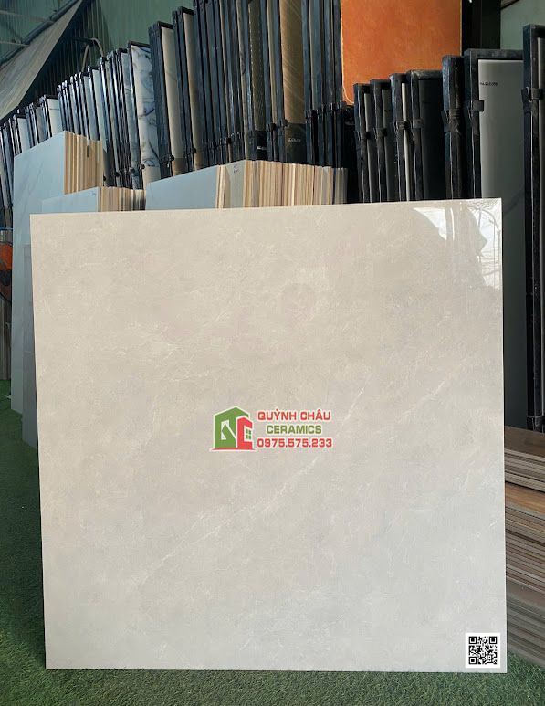 Gạch lát nền trung quốc 100x100 vân đá xám nhạt