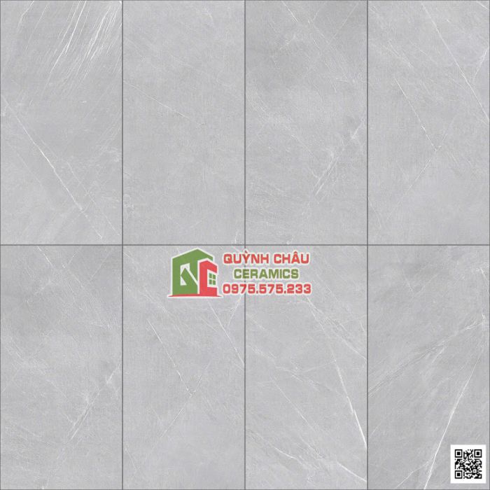 Gạch mờ 30x60 ấn độ xám vân đá cao cấp