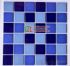 Gạch mosaic bể bơi mix màu xanh biển
