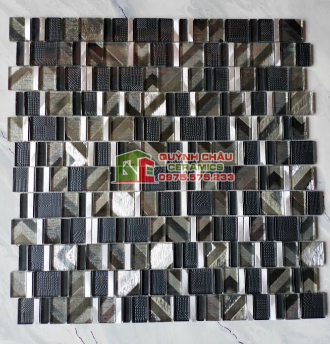 Gạch mosaic thuỷ tinh đẹp độc đáo