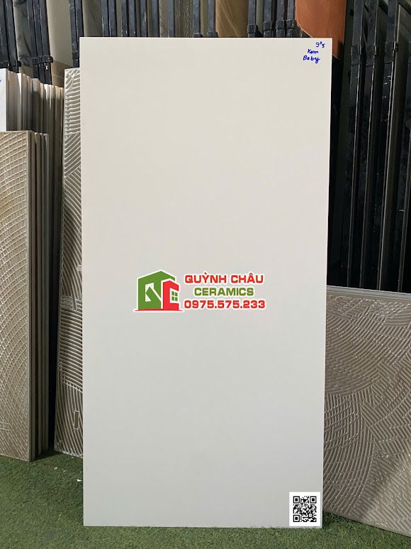 Gạch ốp lát 60x120 màu kem trơn mờ Baby Skin trung quốc