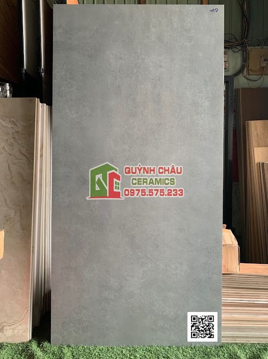 Gạch ốp lát ấn độ 80x160 màu xi măng đậm vân bê tông xám giá rẻ