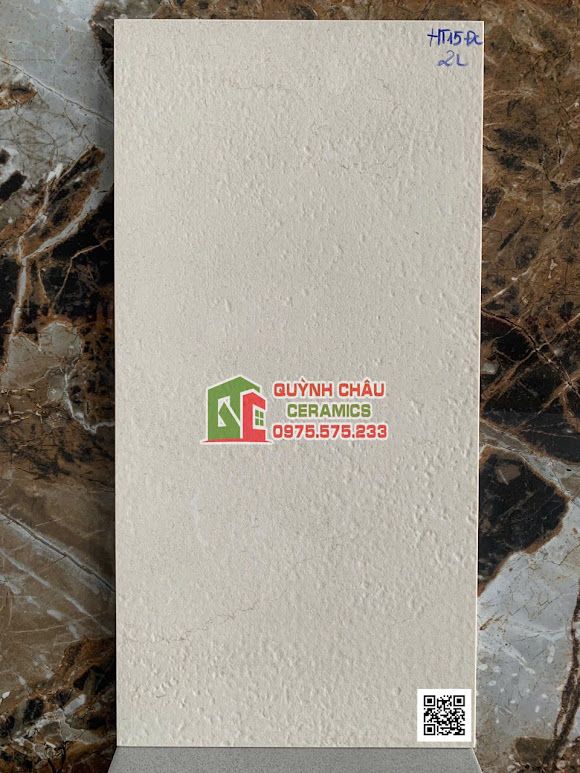 Gạch taicera 30x60 trắng kem đá đồng chất granite