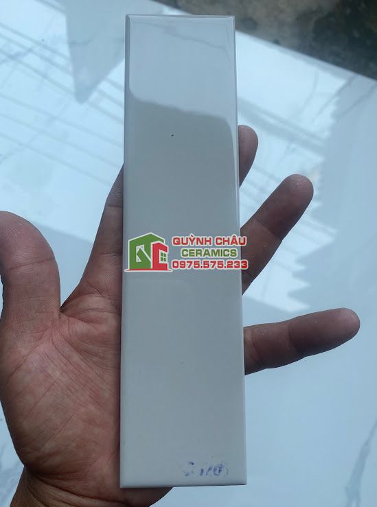 Gạch thẻ 5x20 ốp tường men bóng
