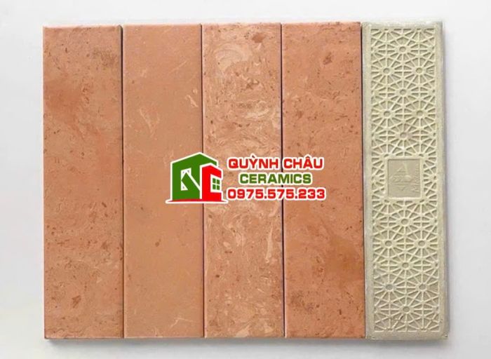 Gạch thẻ giả cổ 75x300 đá mờ màu hiệu ứng