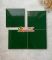 Gạch thẻ trung quốc 10x10 màu xanh đậm bóng