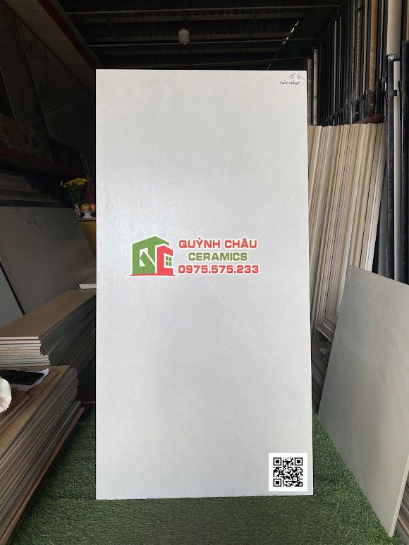 Gạch Vitto 60x120 mờ màu xám nhạt