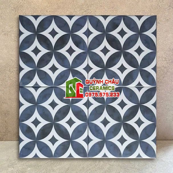 Mẫu gạch bông 20x20 cổ điển lát nền