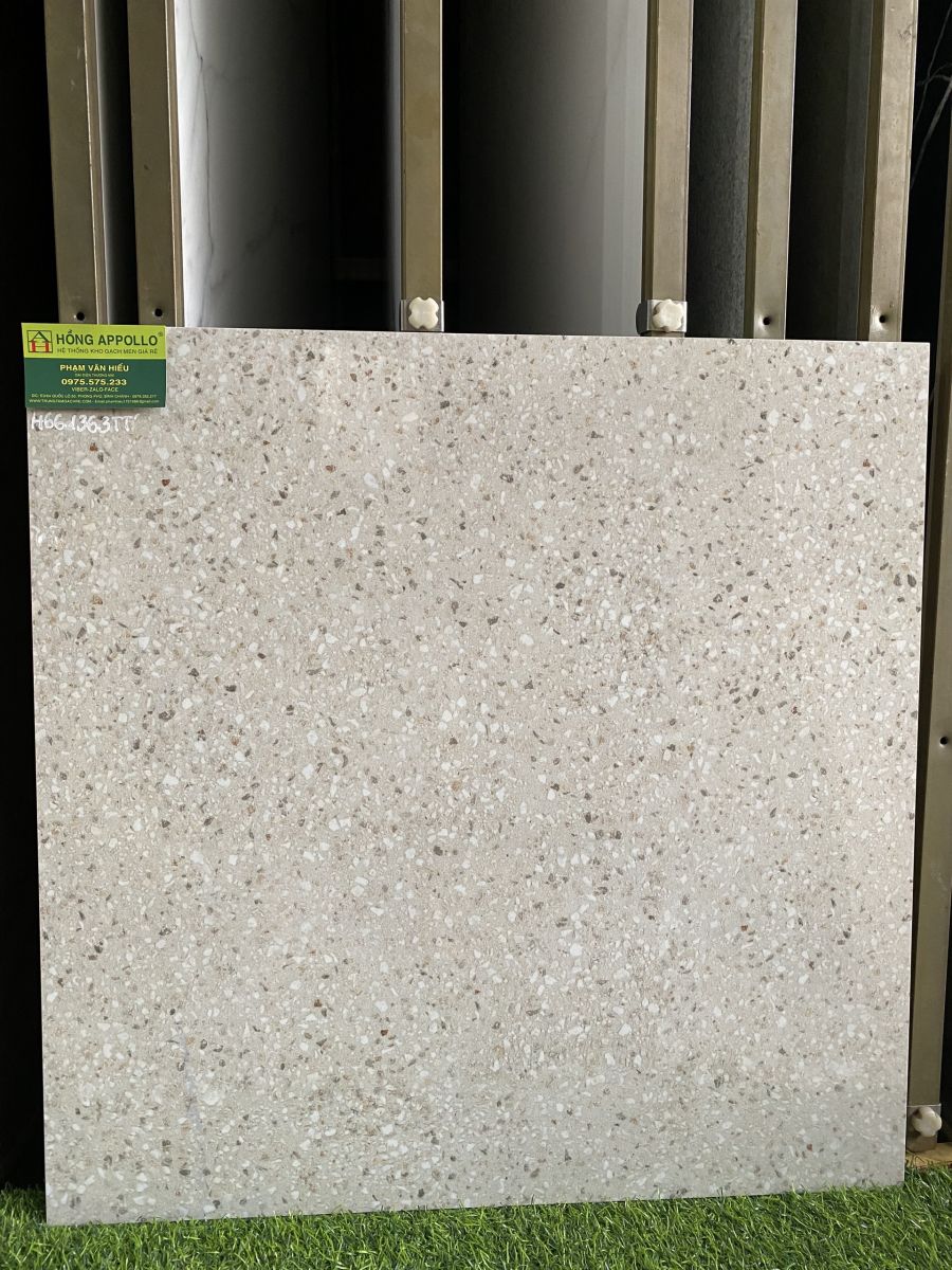 Gạch lát nền đá mài 60x60 terrazzo bóng kiếng ấn độ giá rẻ