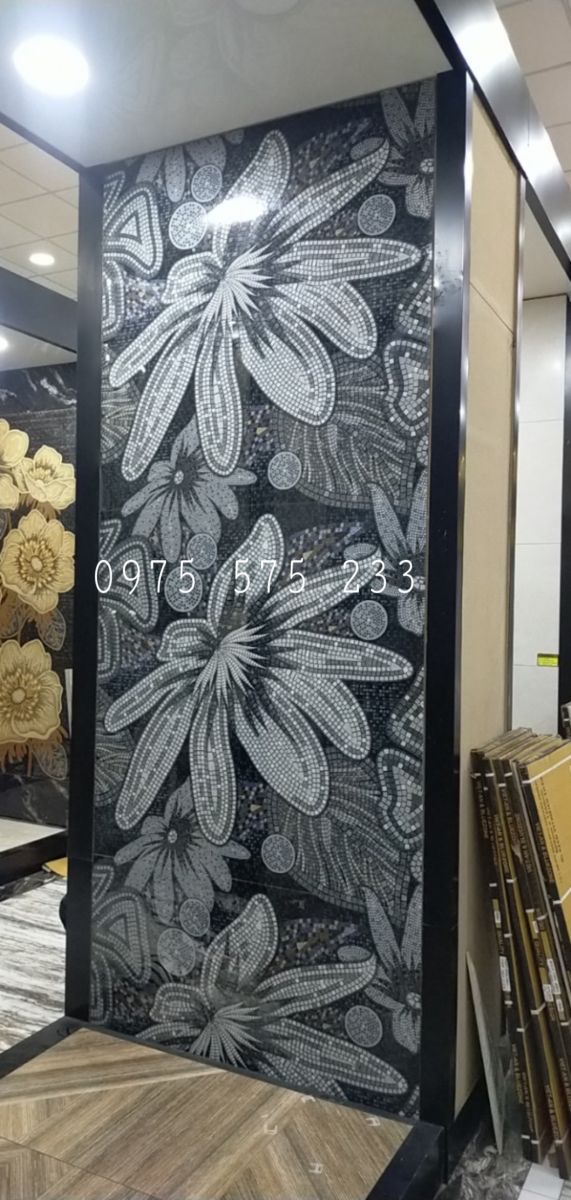 Gạch ốp lát cao cấp 60x120 bông hoa trang trí lạ mắt