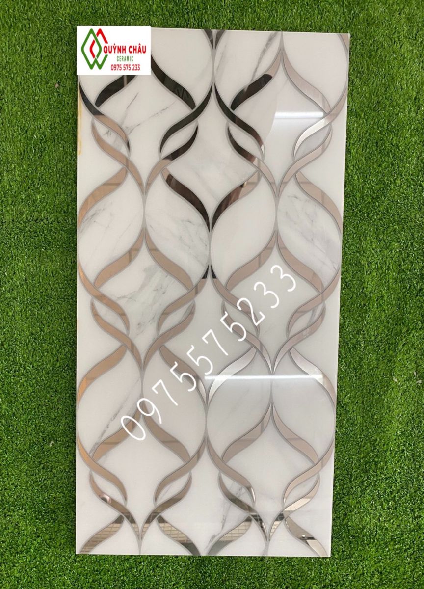 Gạch nhũ vàng 30x60 trung quốc khắc kim