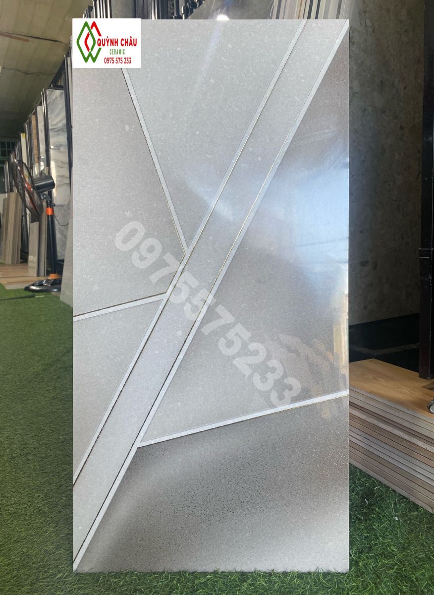 Mẫu gạch ốp tường 40x80 khắc kim mới đẹp nhất