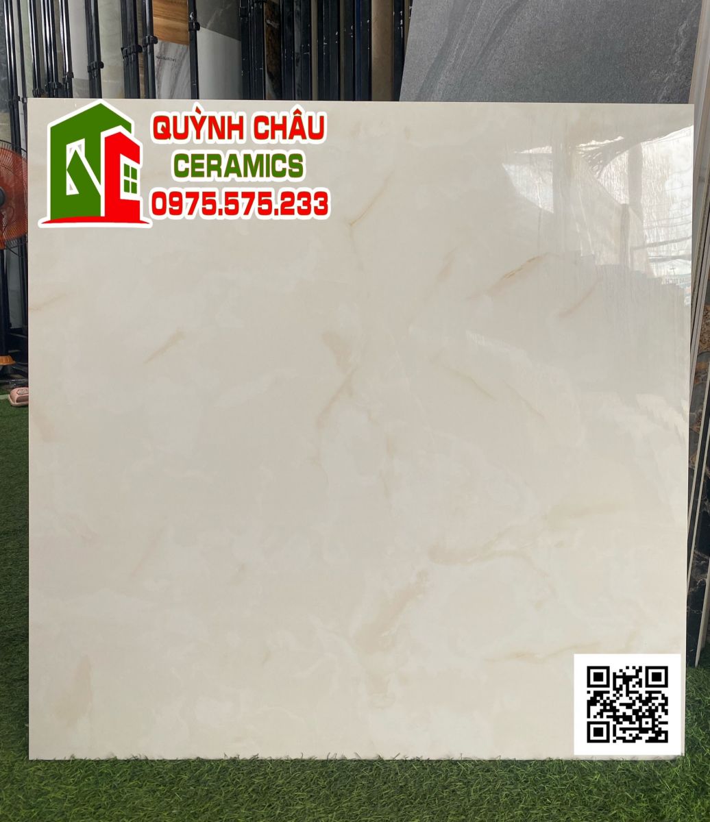 Gạch lót sàn 800x800 trắng vân khói trung quốc giá rẻ