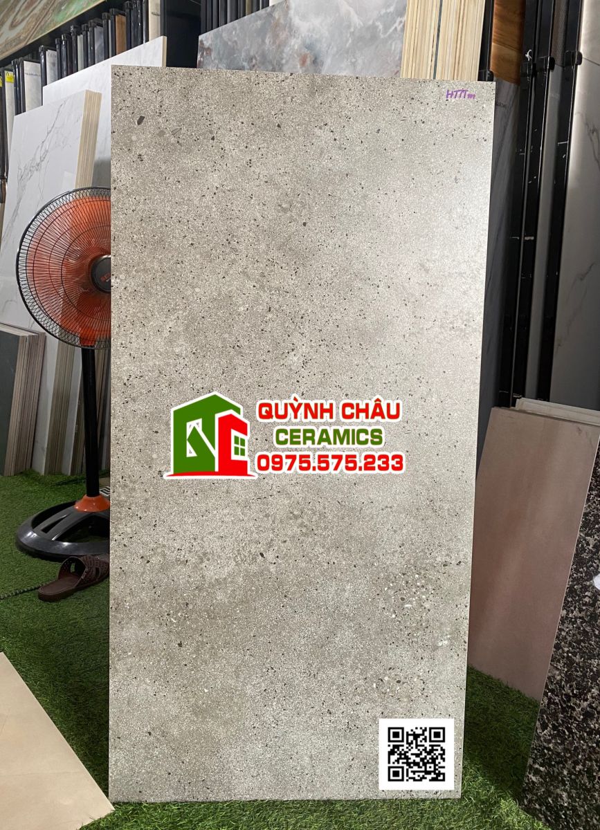 Gạch terrazzo màu xi măng 600x1200 ấn độ