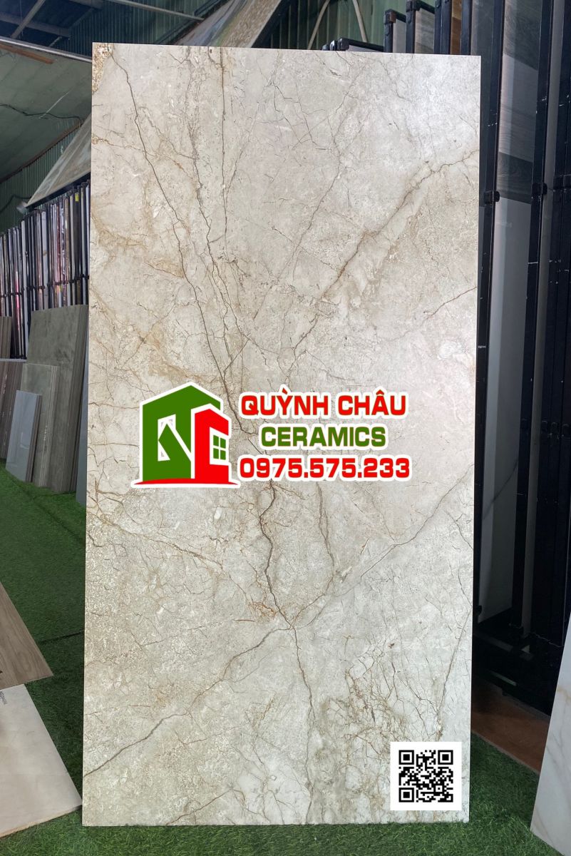 Gạch mờ carving 80x160 giả đá men rạn