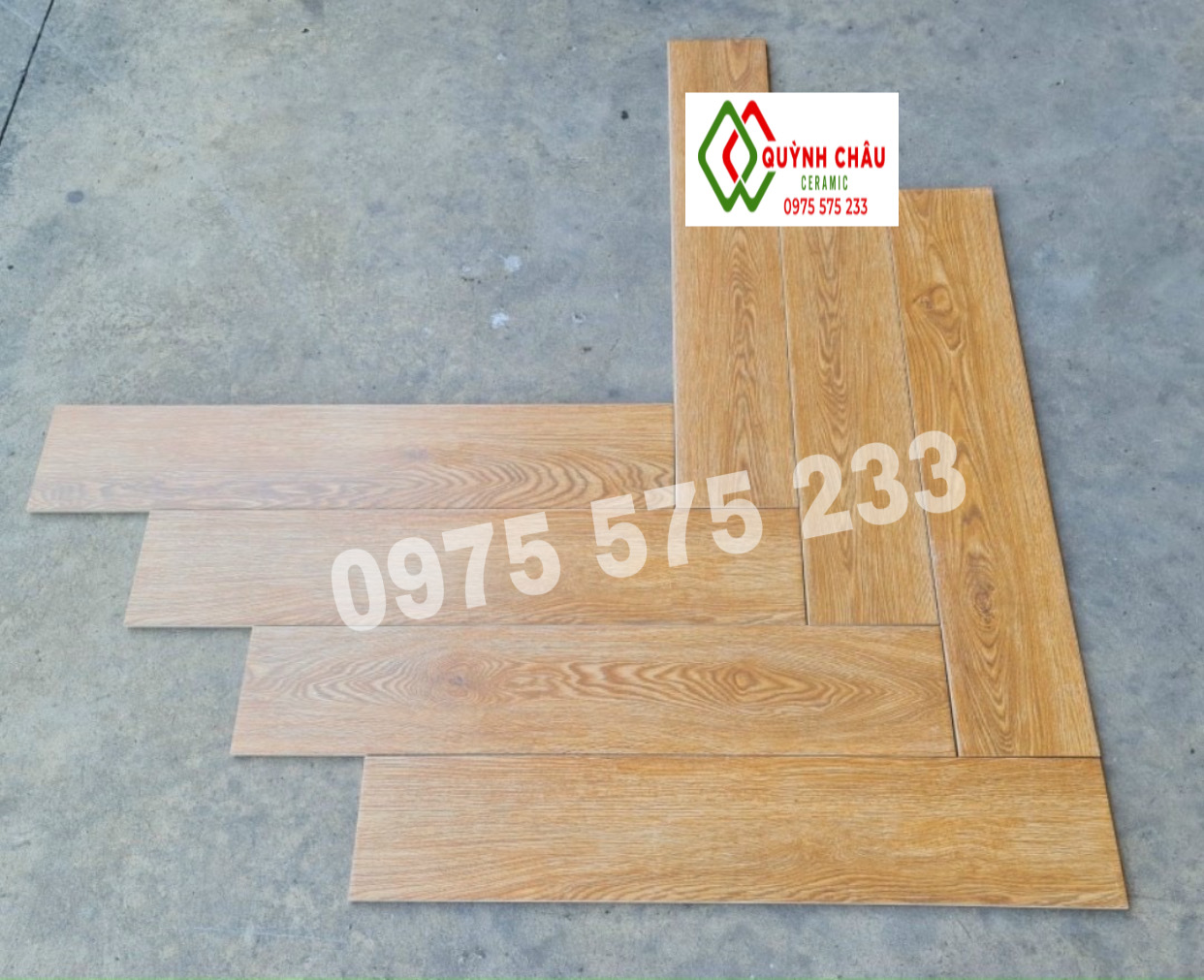 Gạch giả gỗ nhám chống trơn 15x80 đá mờ