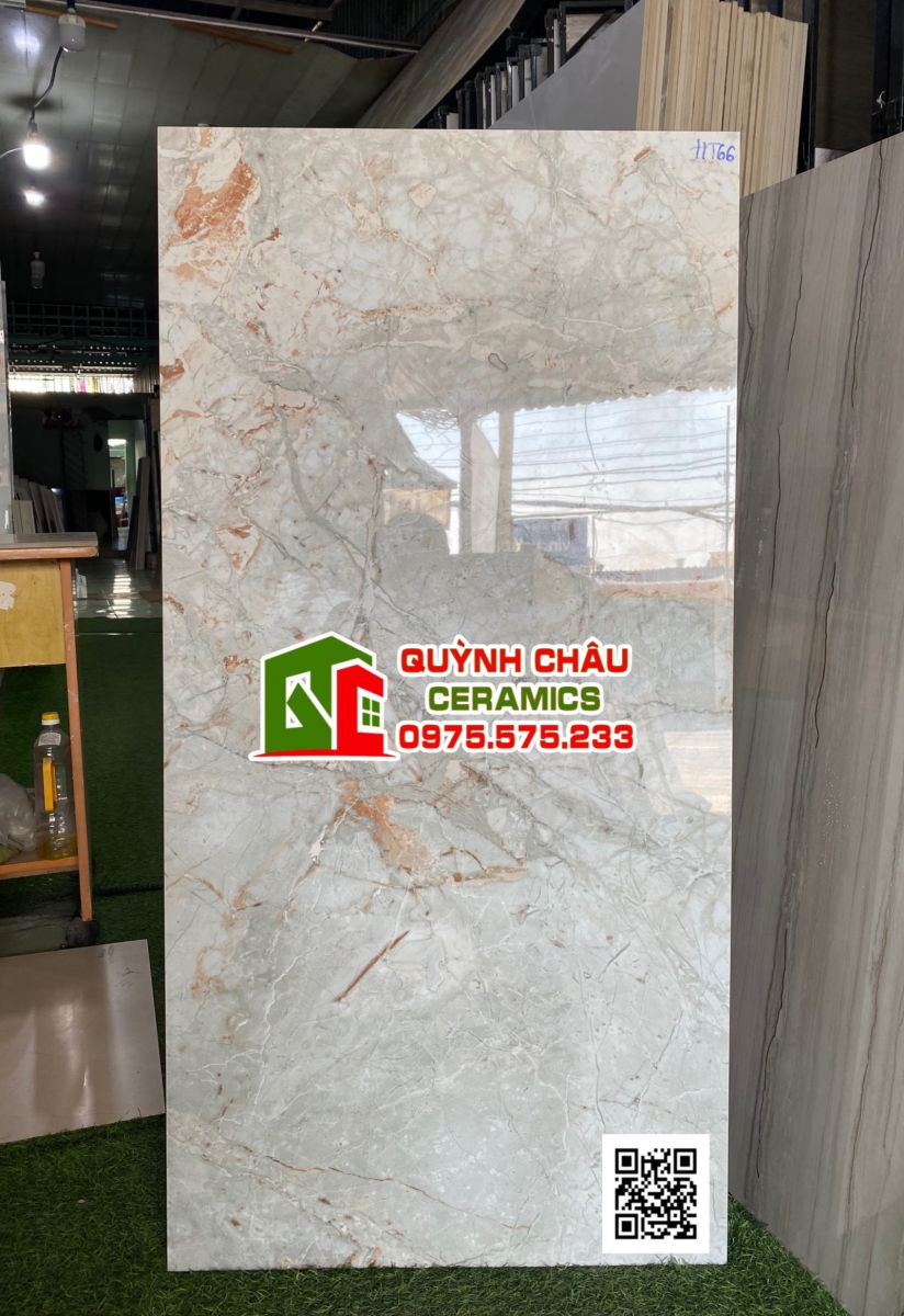 Gạch khổ lớn 60x120 xám rạn vân đá đẹp