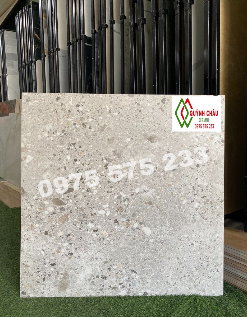 Gạch lát nền terrazzo 800x800 đá mờ ấn độ