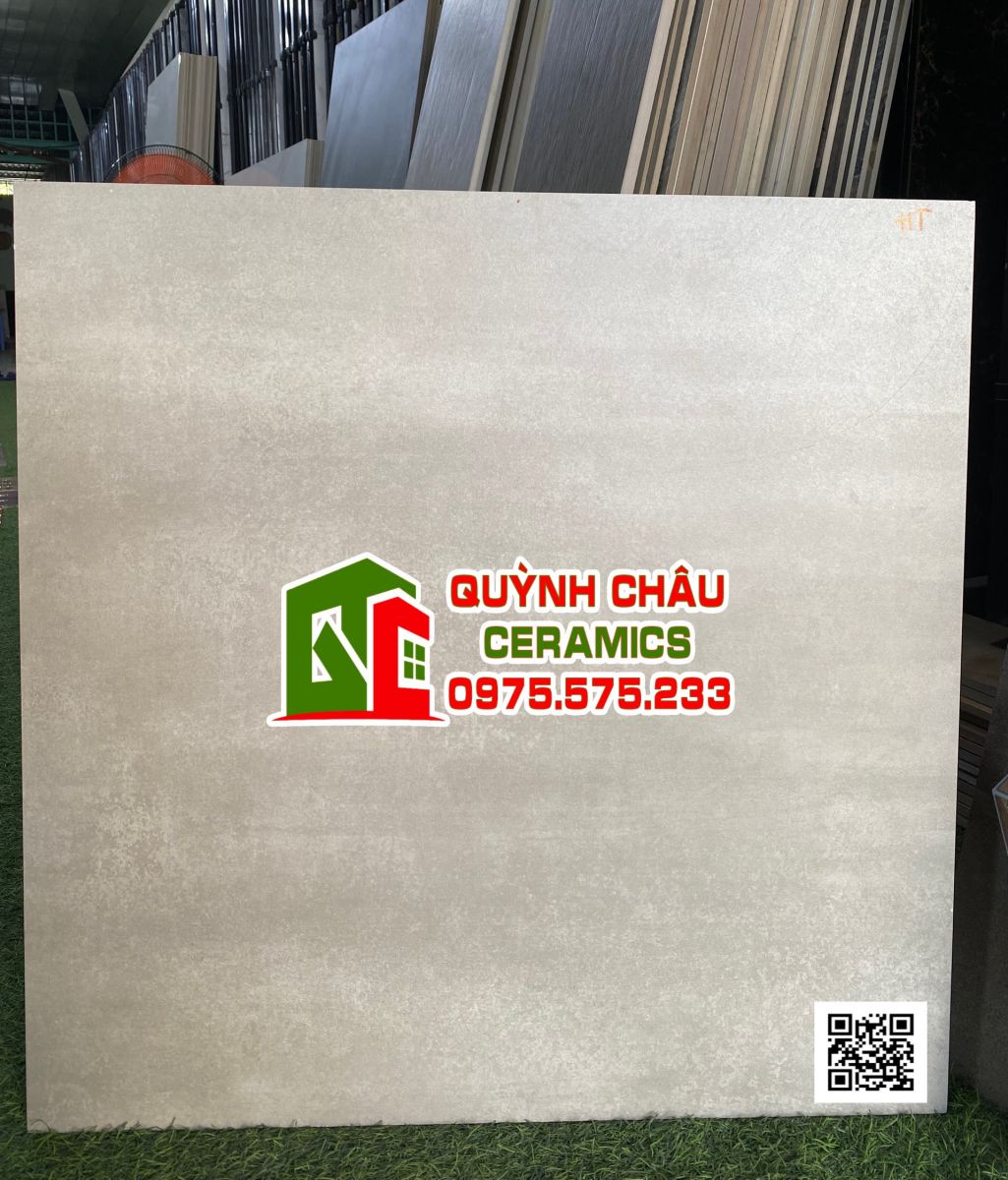 Gạch ấn độ 600x600 đá mờ màu xi măng
