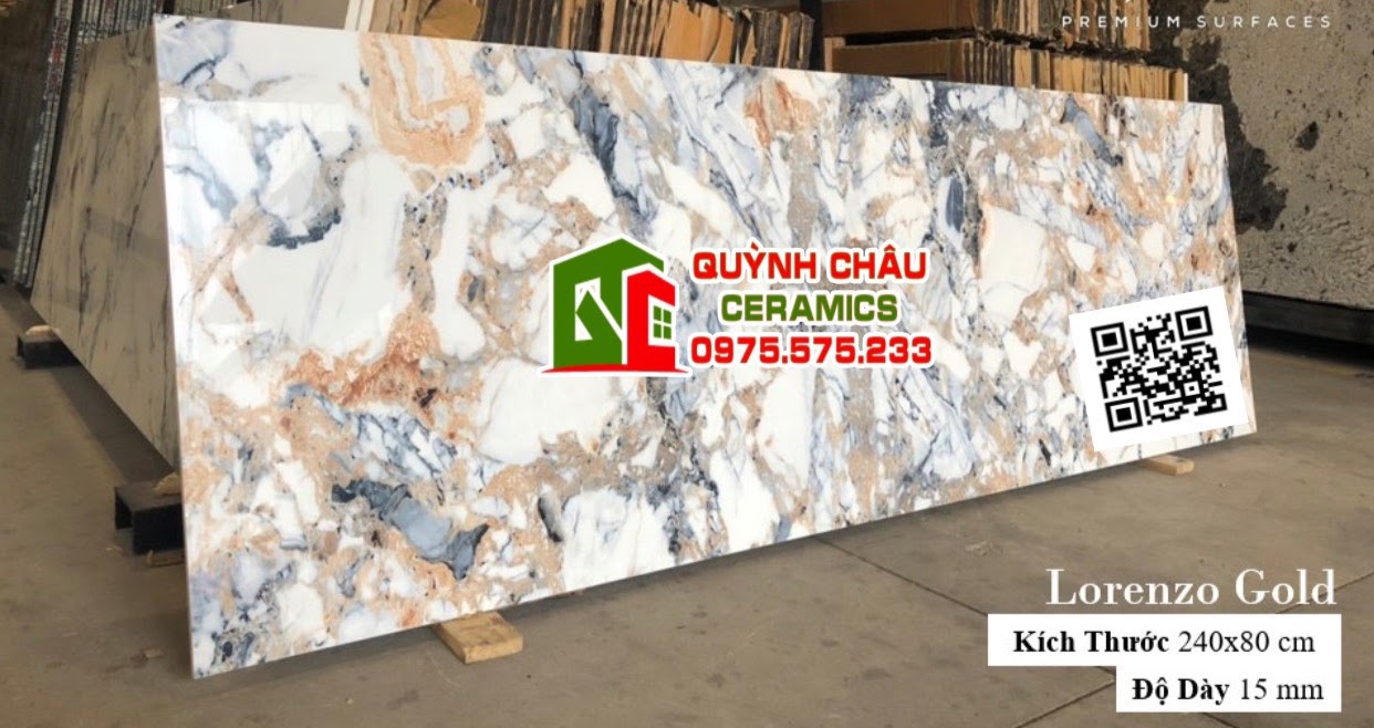 Gạch giả đá marble khổ lớn 80x240 bóng kiếng ấn độ