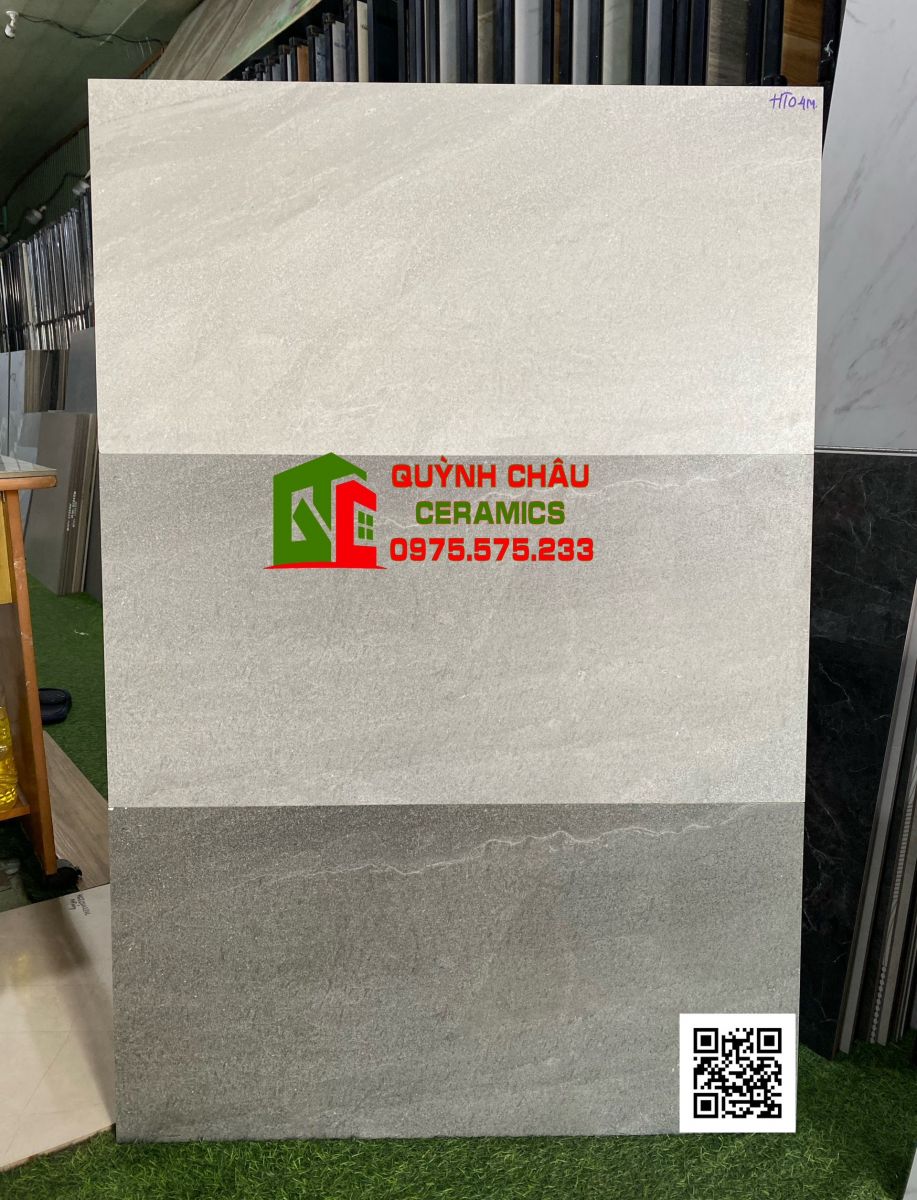 Gạch xám mờ ốp tường 40x80 apodio