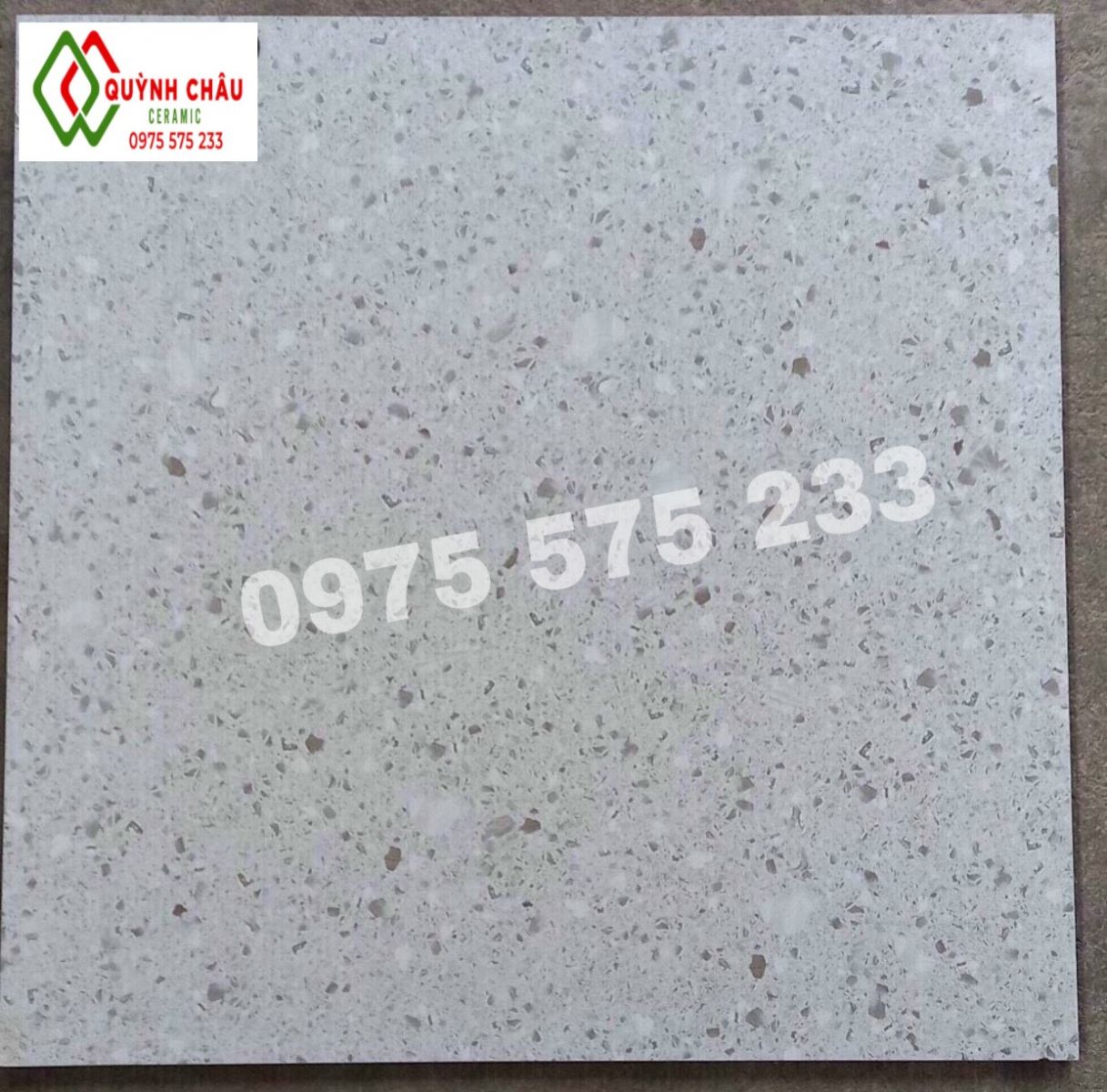 Gạch lát nền terrazzo 600x600 mờ mịn
