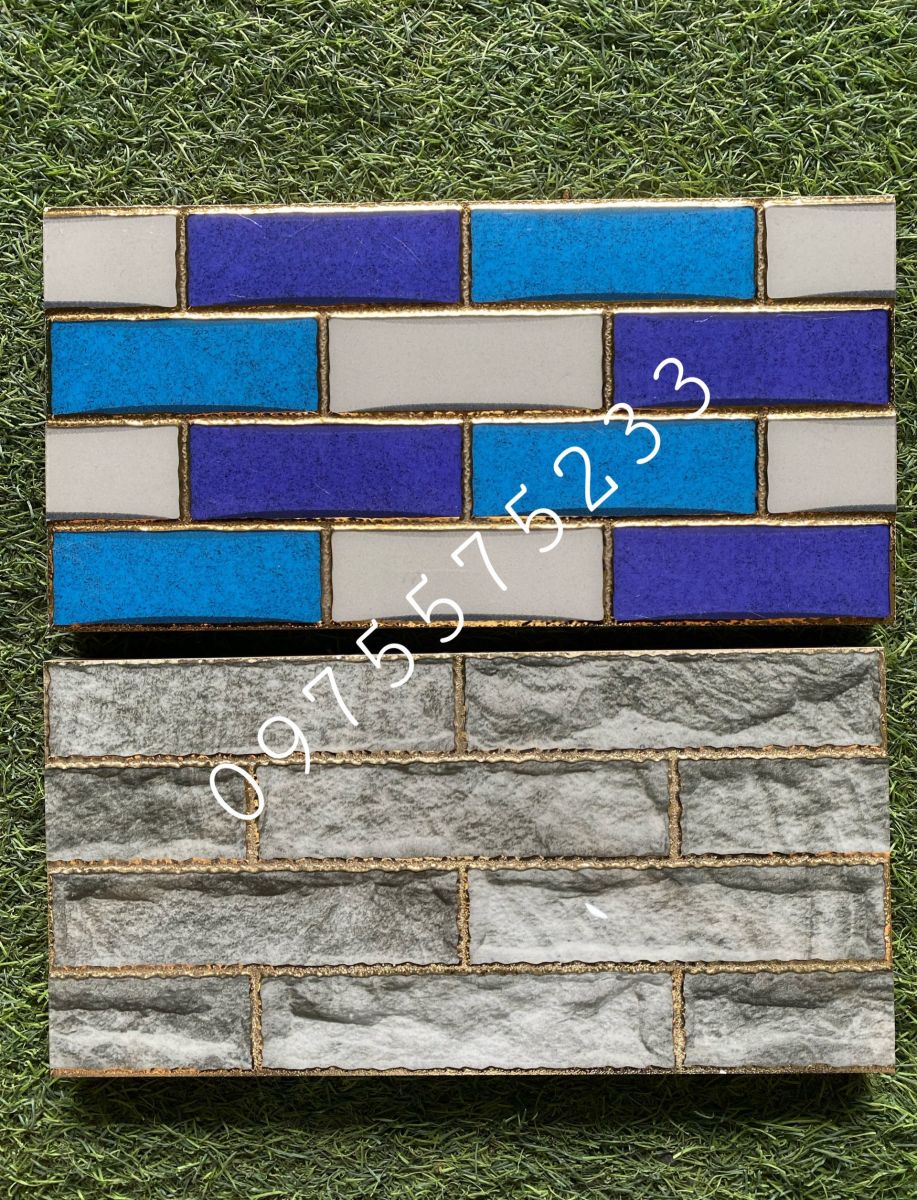 Gạch thẻ 15x30 ốp dán nhũ kim