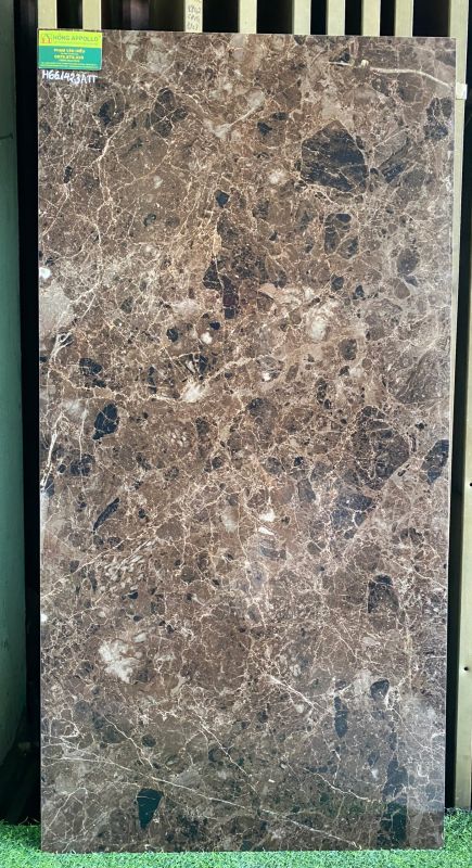 Gạch bóng kiếng 60x120 màu nâu xám nơi bán gạch ấn độ 60x120