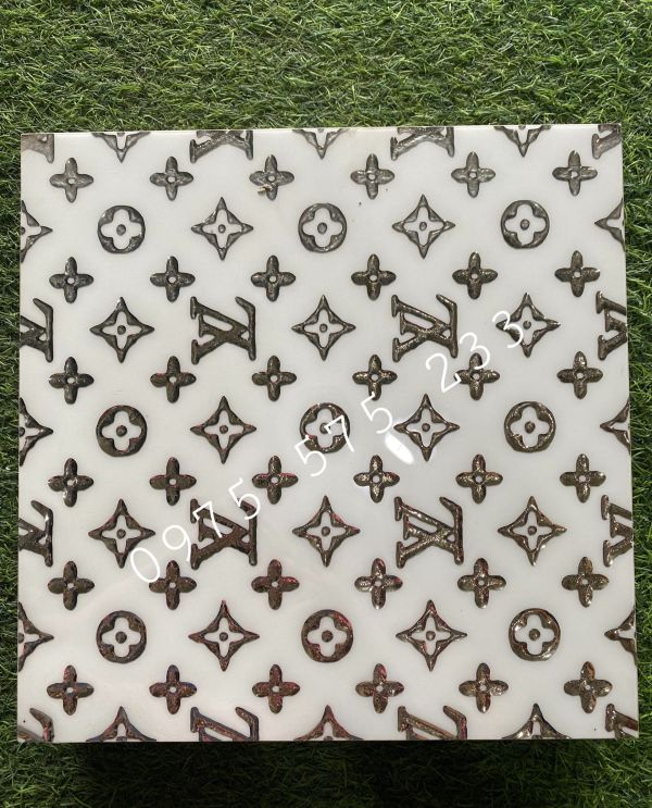 Gạch nhũ vàng 30x30 trang trí màu trắng giá rẻ Gạch nhũ vàng 30x30 trang trí màu trắng giá rẻ