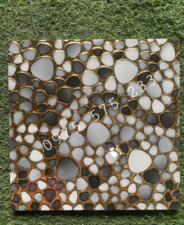 Gạch nhũ vàng 30x30 sỏi bi ốp lát trang trí đẹp Gạch nhũ vàng 30x30 sỏi bi ốp lát trang trí đẹp